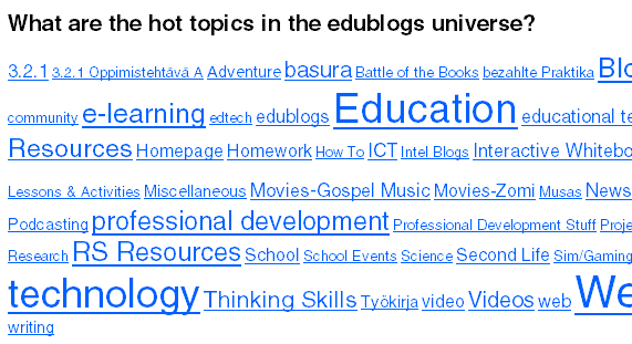 edublog tags