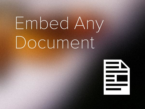 Embed Any Document